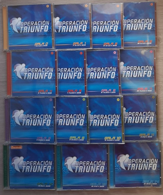 Cd OPERACIÓN TRIUNFO 2002. Colección Galas