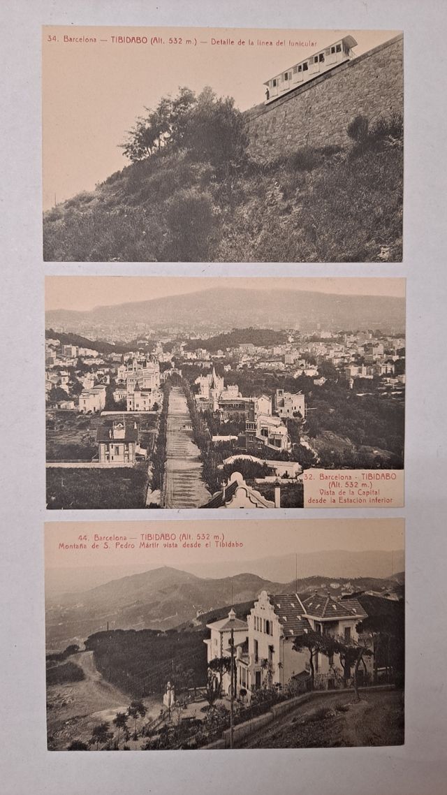 POSTALES ANTIGUAS DE BARCELONA, TIBIDABO. 