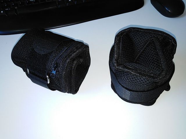 Tobilleras muñequeras lastradas Evergy 2kg par