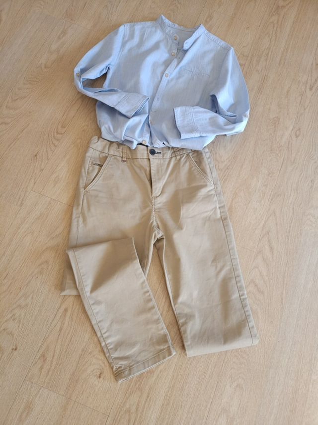 Conjunto niño de vestir. Talla 134. Marca Zara.
