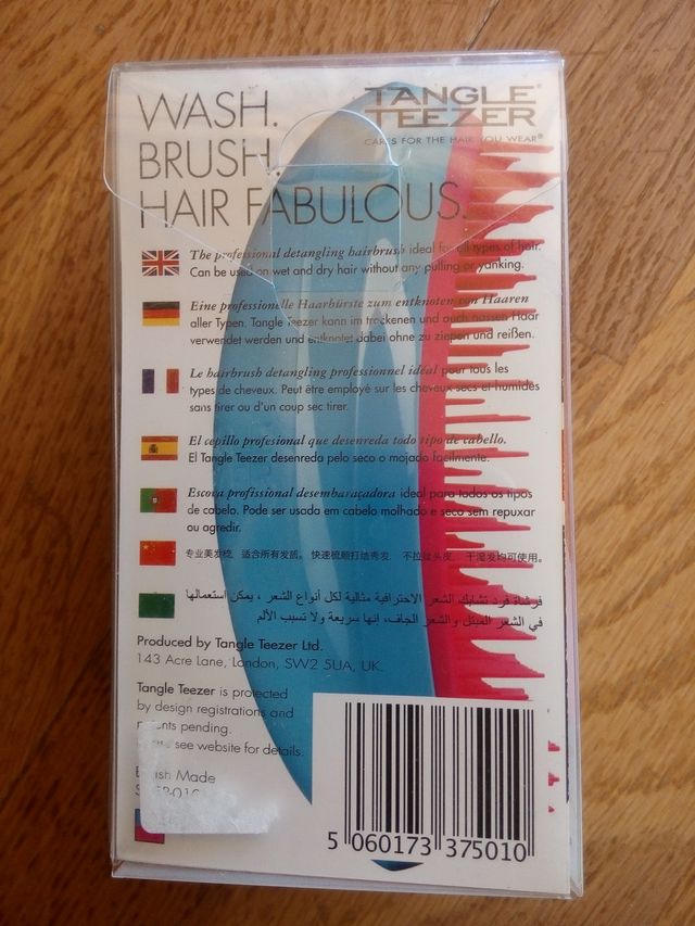 Cepilllo Salon Elite Black TANGLE TEEZER Hairbrush