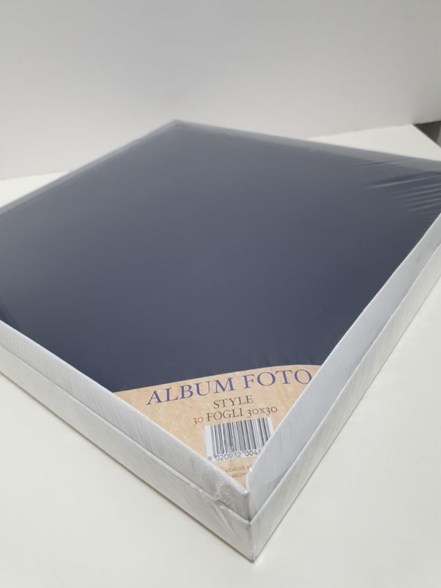 Album fotografico in similpelle blu