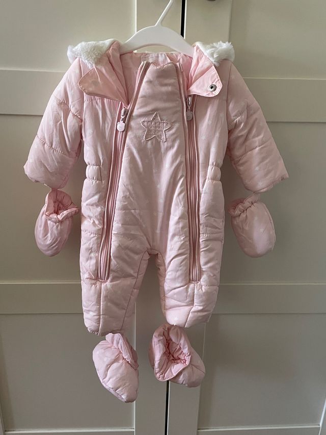 Buzo esquí bebe rosa SIN ESTRENAR