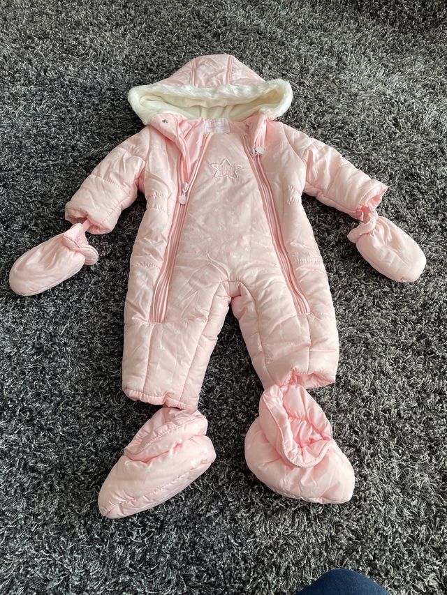 Buzo esquí bebe rosa SIN ESTRENAR