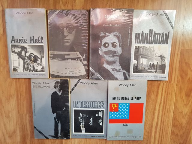 Libros Woody Allen y Groucho Marx