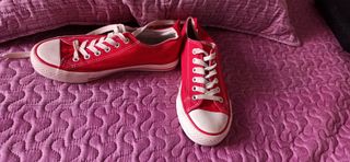 ZAPATILLAS ROJAS PRIMARK 36 de segunda mano por 4 EUR en Campillo de  Llerena en WALLAPOP