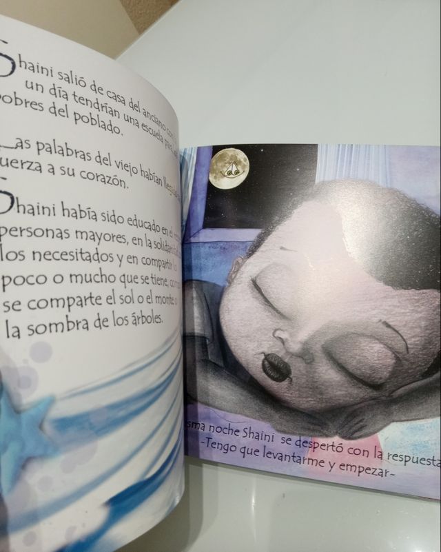 cuento infantil Shaini, La Luz de un sueño