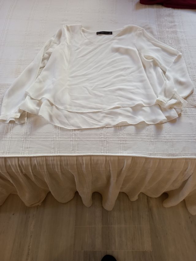 camisa blanca chica zara