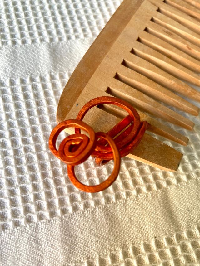 Anillo naranja muy original ¡NUEVO!