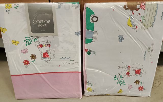 juego sabanas para niña cama 90cm microfibra rosa