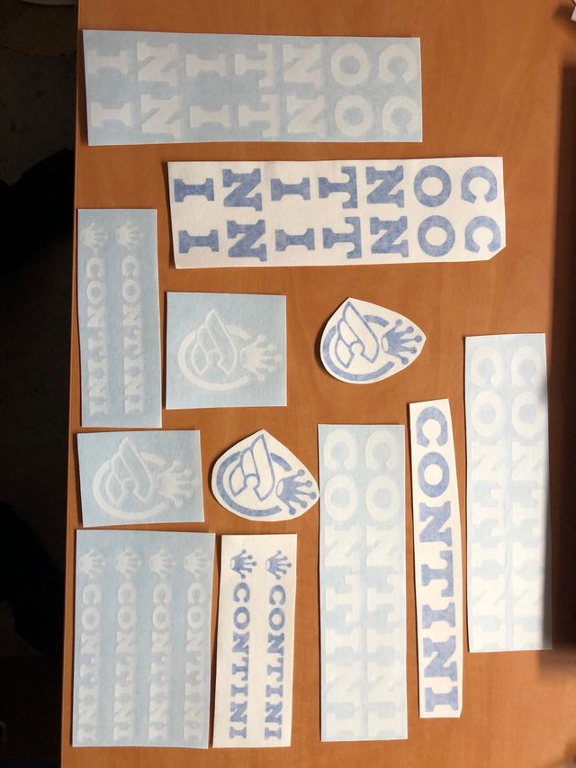 Kit pegatinas Contini bicicleta clásica