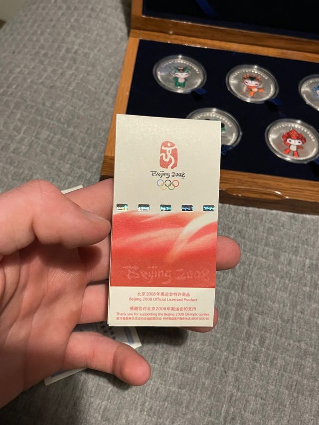 Moneda coleccionista bejing olimpiadas