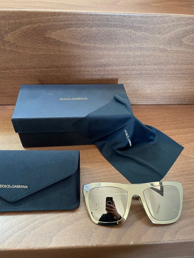 Gafas de sol oro de Dolce & Gabbana