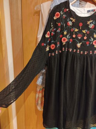 Vestido mono plumeti zara de segunda mano por 15 EUR en Meco en WALLAPOP