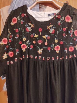 Vestido mono plumeti zara de segunda mano por 15 EUR en Meco en WALLAPOP