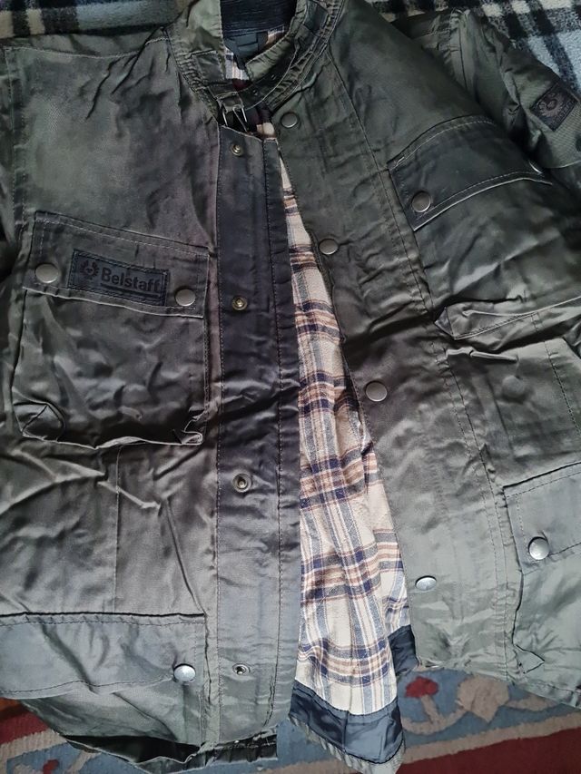 *BELSTAFF*JACKETS  VERDE T/40  REBAJADA!!