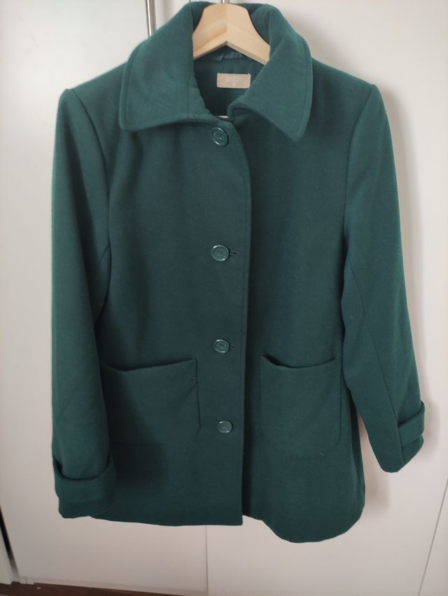 Abrigo verde oscuro Amichi. t. M (38)