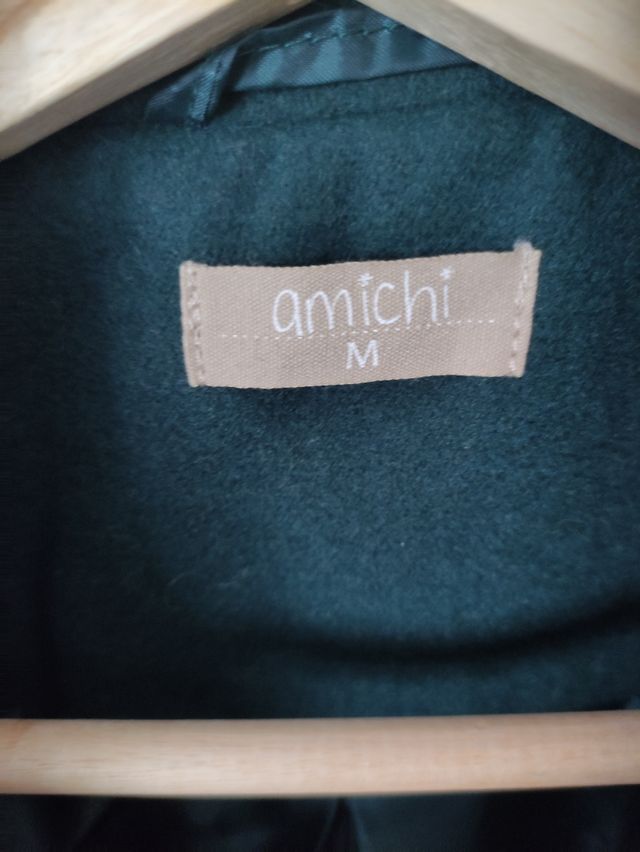 Abrigo verde oscuro Amichi. t. M (38)