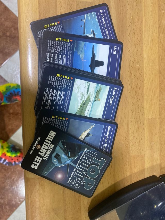 Juego de Cartas Top Trumps