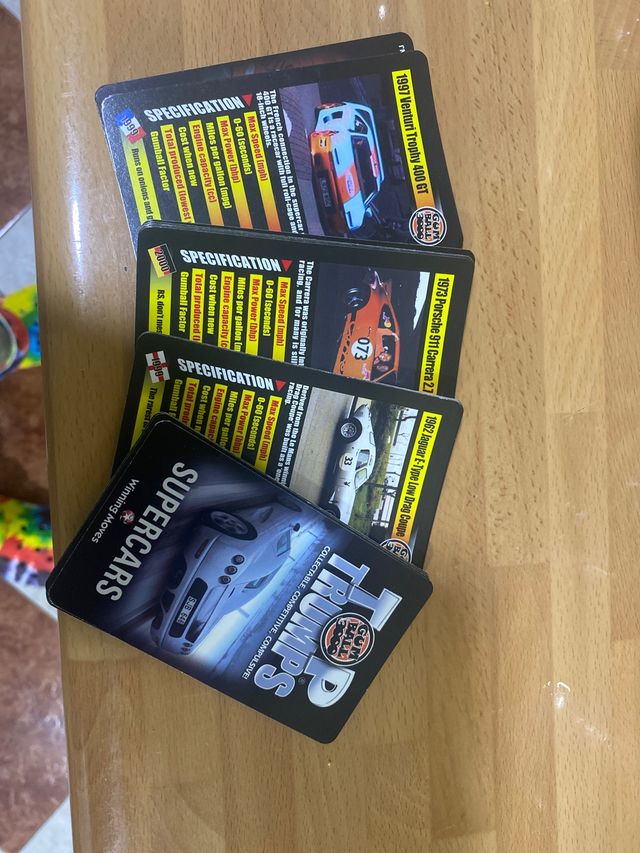 Juego de Cartas Top Trumps