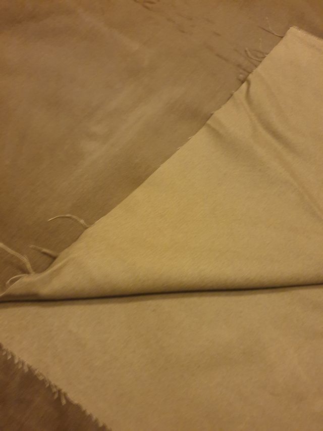 2,5 metros tela loneta marrón