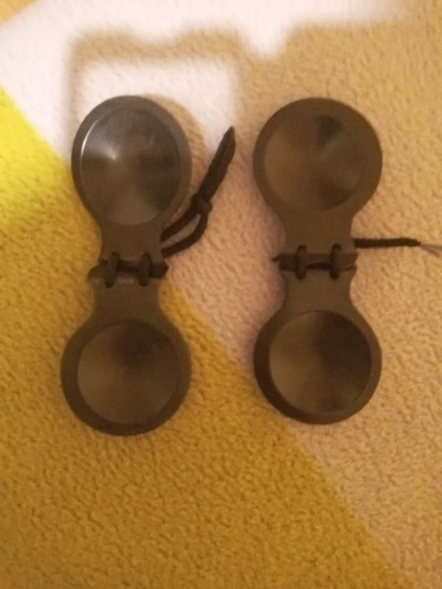 Castañuelas de madera antiguas