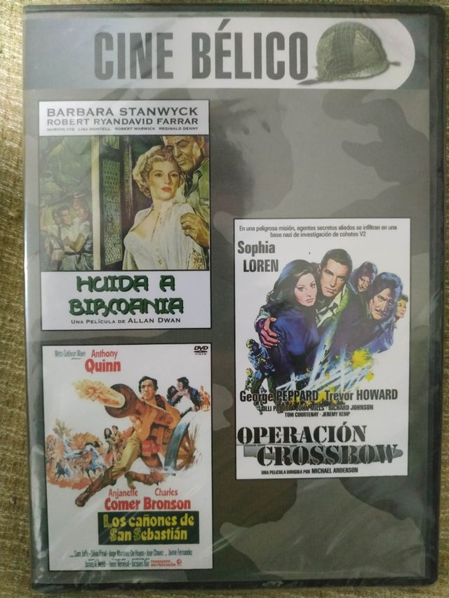 Cine bélico DVD - 3 películas
