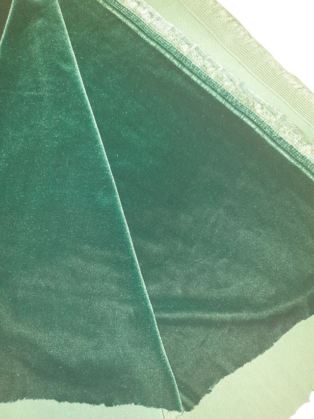 terciopelo verde