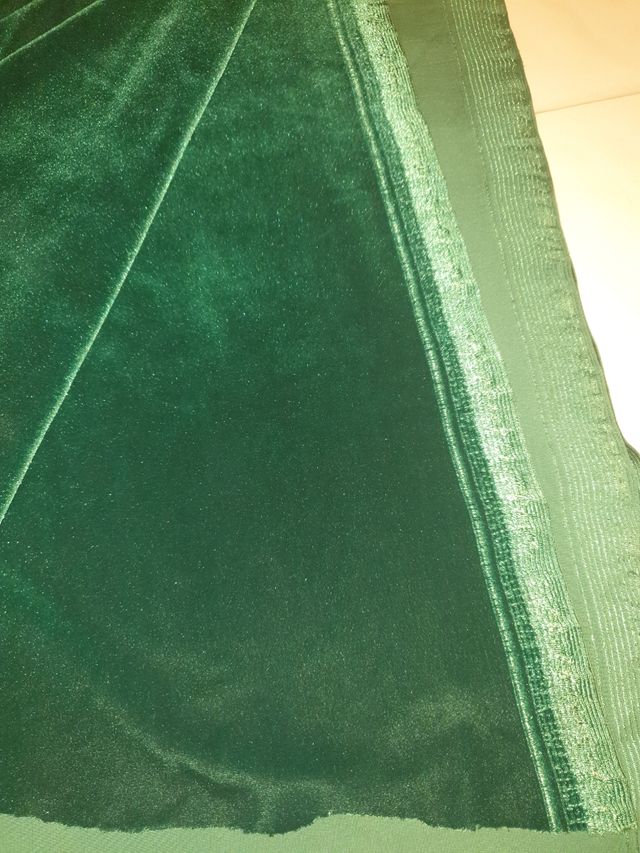 terciopelo verde