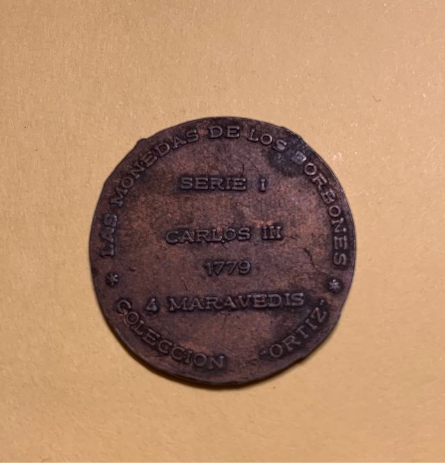 Réplica Carlos III 1779