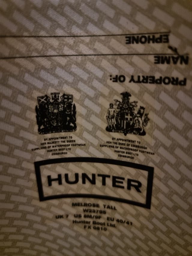 botas mujer Hunter