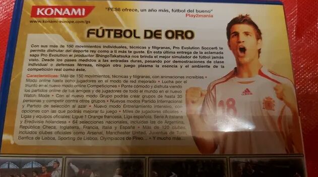 Konami PES 6 para playstation 2
