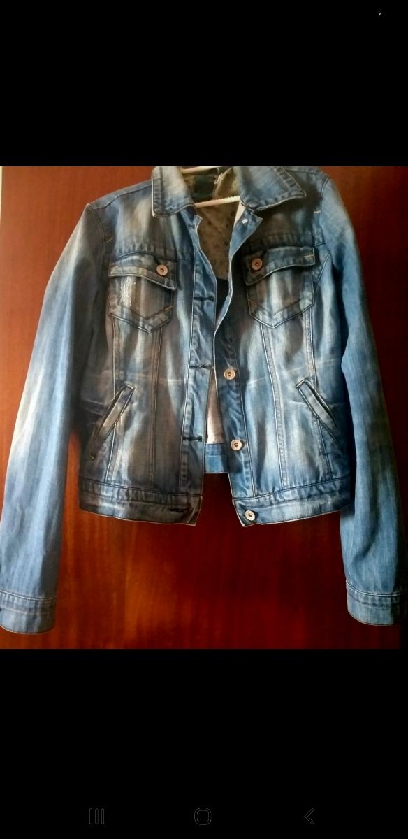 chaqueta vaquera con hebilla