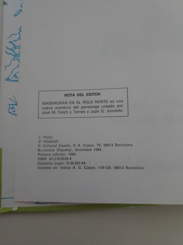 MASSAGRÁN NO PÓLO NORTE R. FOLCH E CAMARASA