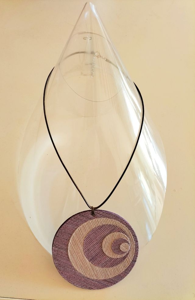 Collana ciondolo purple