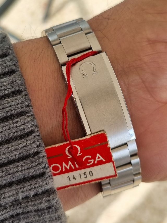 reloj omega geneve automatic 1012,verde fluor,stok