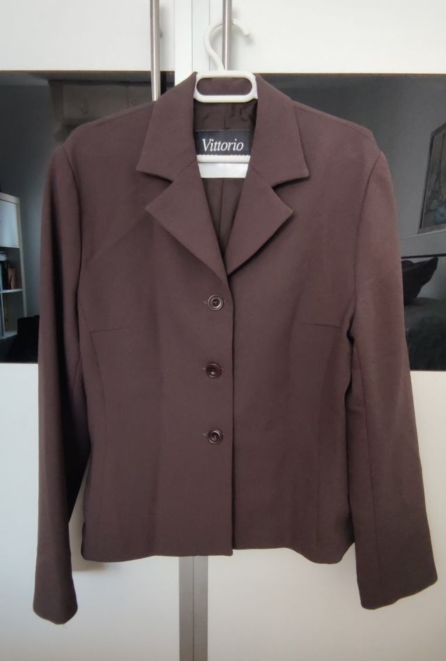 Traje vestido y chaqueta