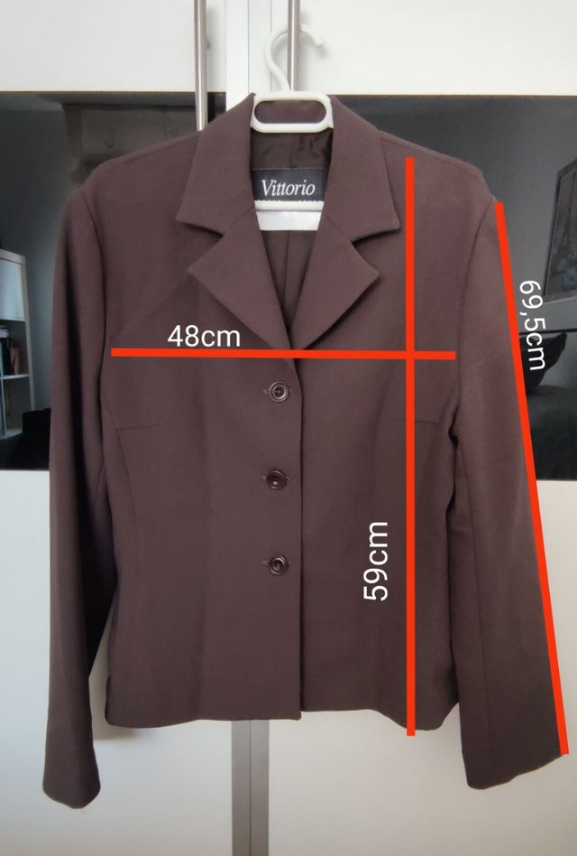 Traje vestido y chaqueta