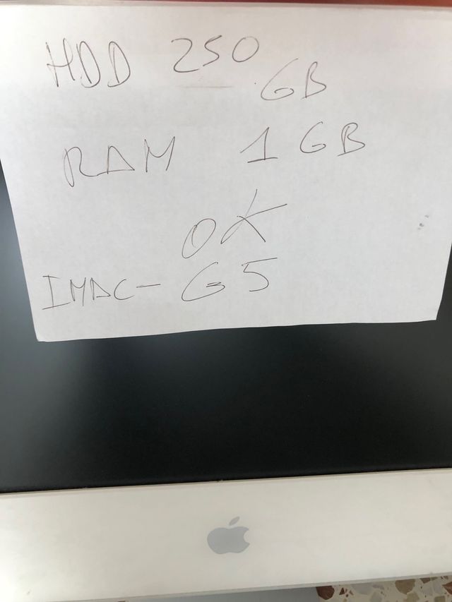 Ordenador sobremesa Imac G5