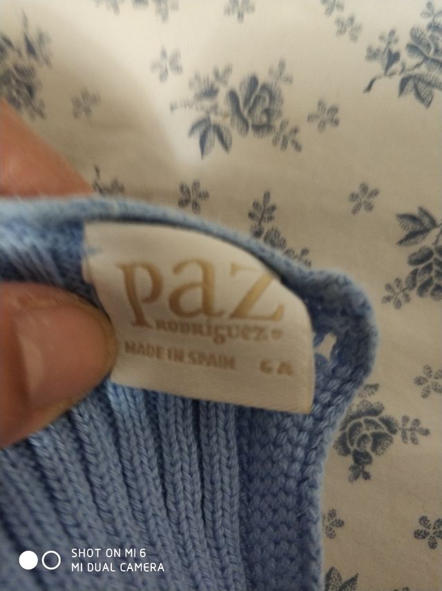 Vestido niña 6-7 a.Paz Rodríguez