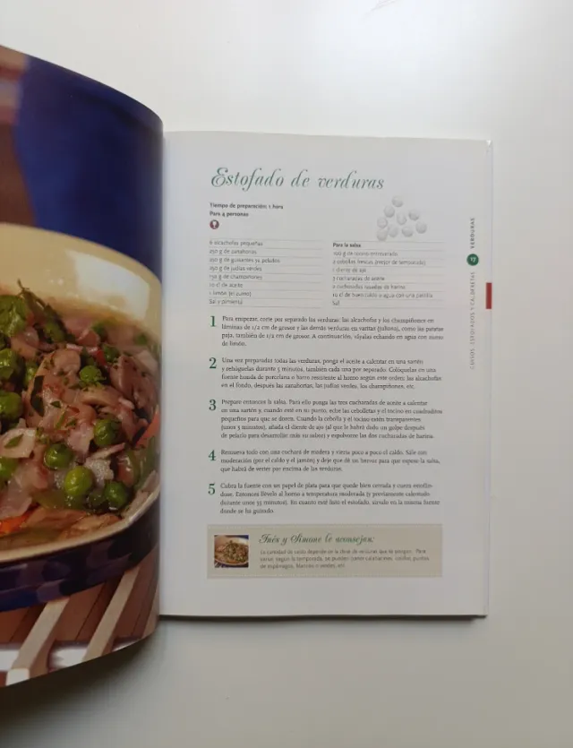 Cocinar con Inés y Simone Ortega.