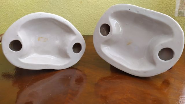 2 statuette in porcellana dalla Germania