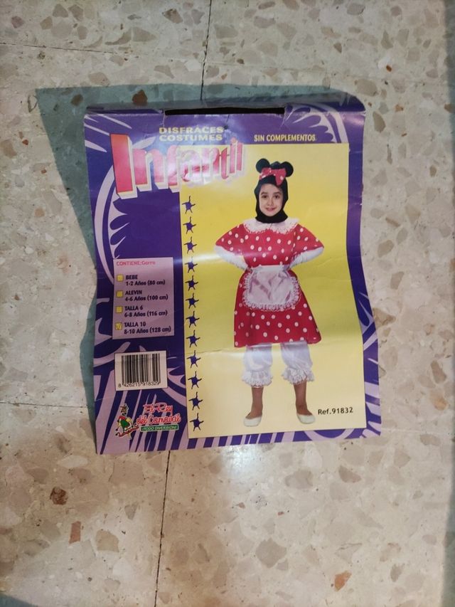 Disfraz infantil de Minnie