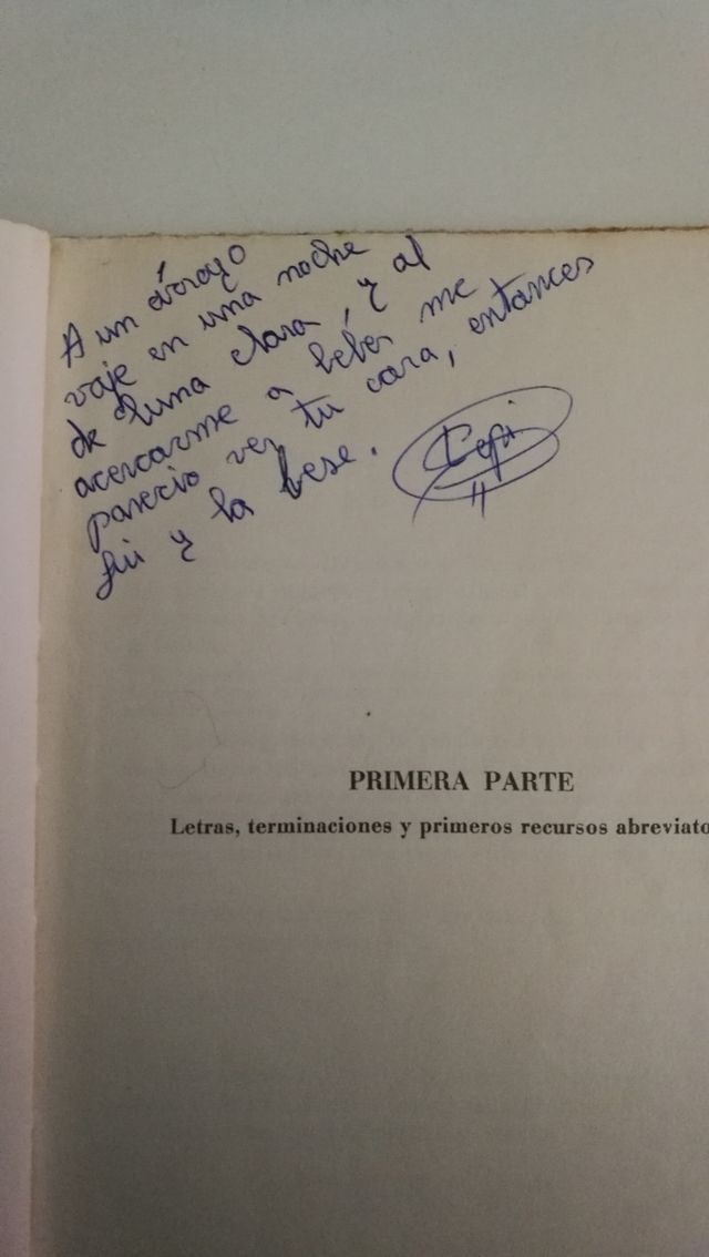 Libro antiguo de Taquigrafía.