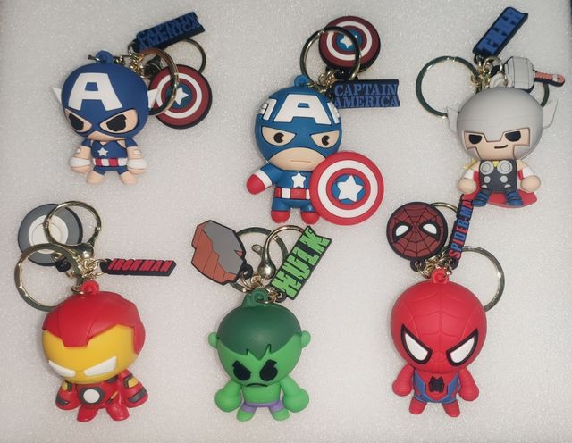 Llaveros de Superhéroes Marvel