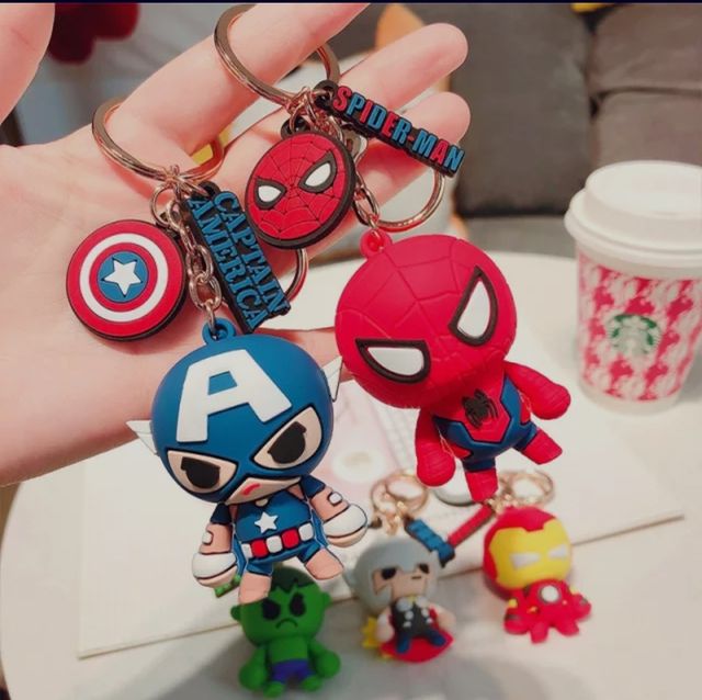 Llaveros de Superhéroes Marvel