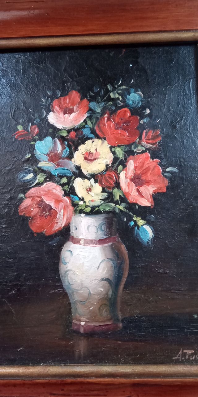 PINTURA BODEGÓN FLORAL