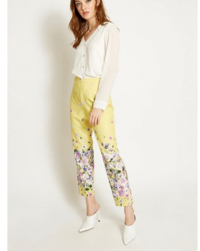 Pantalón Livia amarillo Poète Talla 1