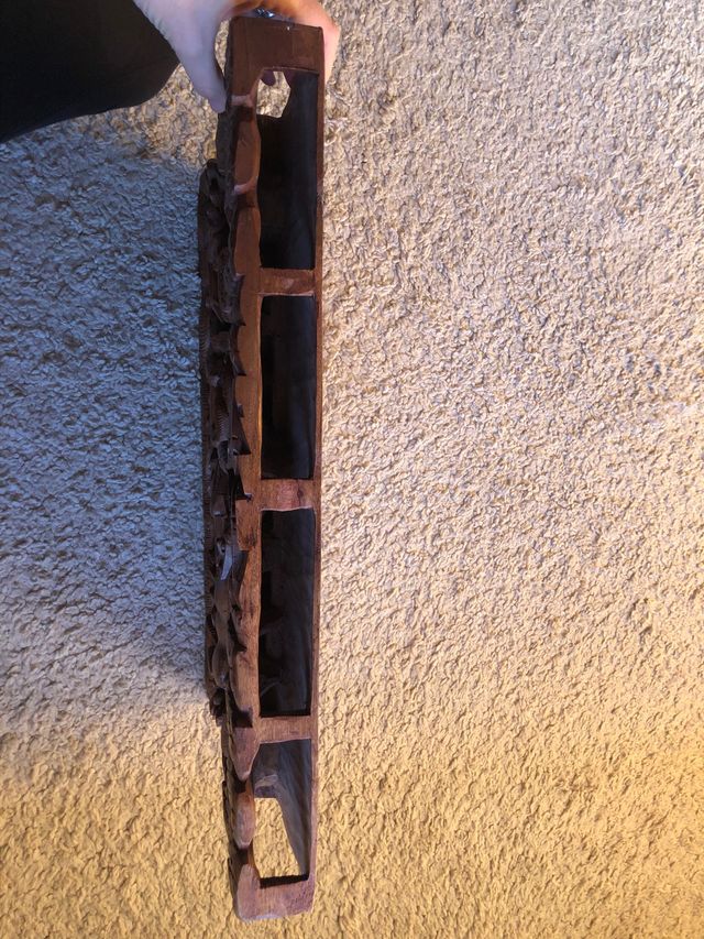 Escultura de madera tallado a mano Idonesia