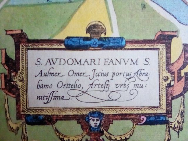 GRABADO SAINT AULMER OMER (FRANCIA)